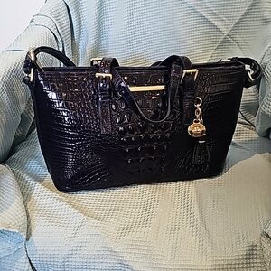 BRAHMIN navy shoulder bag